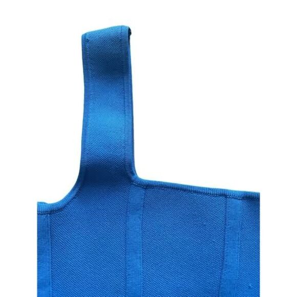 Zara Vibrant Blue Sleeveless Cropped Top Blouse SM - Picture 3 of 8